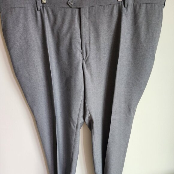 54 Waist Dress Pants Gray Short Jos A Bank 1905 Pant Wool New Nwt Size Man Light - Picture 7 of 17